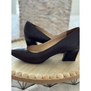 Cole Haan Nike Air Vintage Pumps 2000s Pointed Toe Leather Heels Size 7B